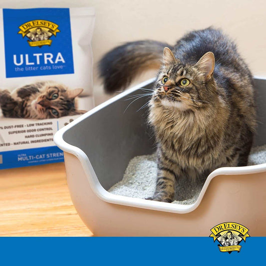 Dr. Elsey's Ultra Premium Clumping Cat Litter, 40 lb Bag (Pack May Vary)