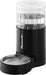 4L Automatic Gravity Pet Water Dispenser with Stainless Steel Bowl and Visible Window, Safe and Unplugged Design, Black