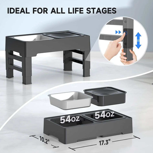 2-In-1 Elevated Dog Bowls