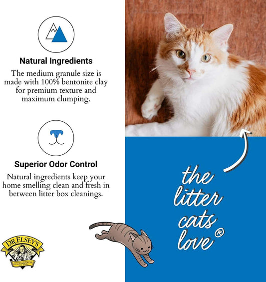 Dr. Elsey's Ultra Premium Clumping Cat Litter, 40 lb Bag (Pack May Vary)
