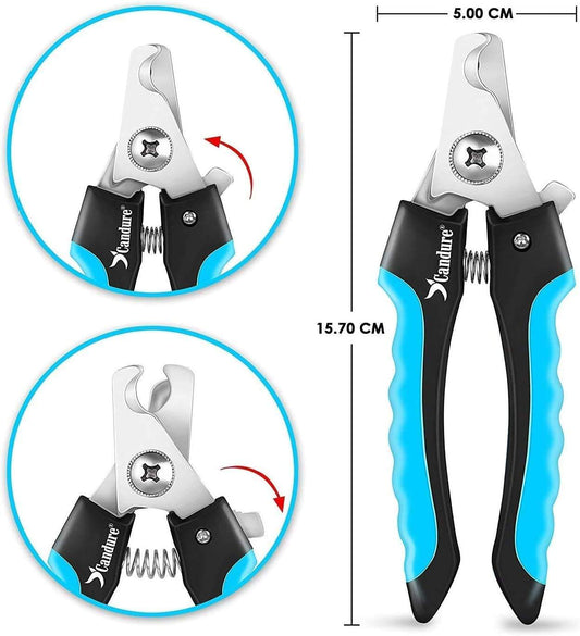 Candure Professional Dog Nail Clippers with Safety Lock
